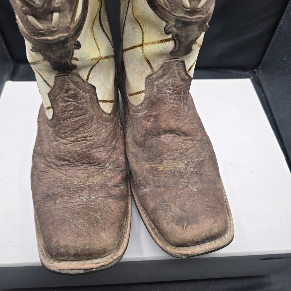 Ariat Men's Brown and Cream Western Boots